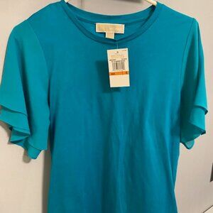 Michael Kors Mixed Media Top (NWT)